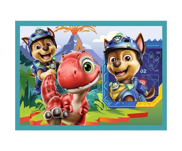 Mancs őrjárat kalandok a dinók szigetén 4 az 1-ben puzzle szett - Trefl