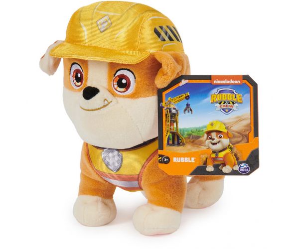 Mancs őrjárat: Rubble és csapata Rubble plüss 19cm- Spin Master