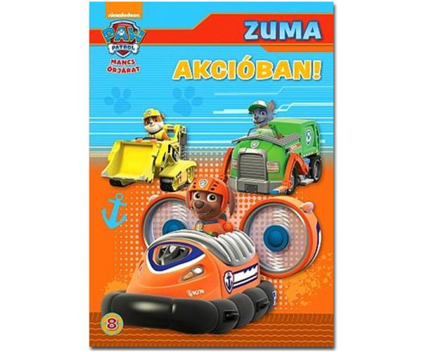 Mancs Őrjárat: Zuma akcióban! foglalkoztató könyv