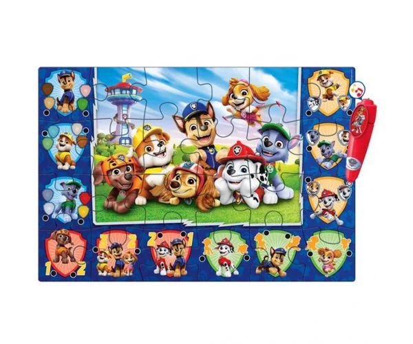 Mancs őrjárat interaktív 24db-os padló puzzle - Clementoni