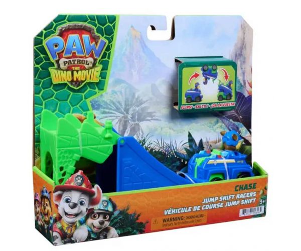 Mancs Őrjárat Dino Mozi - Felforduló akrobata járművek Chase - Spin Master