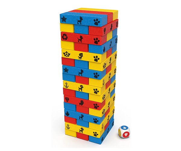 Mancs őrjárat: Színes toronyépítő jenga játék - Spin Master