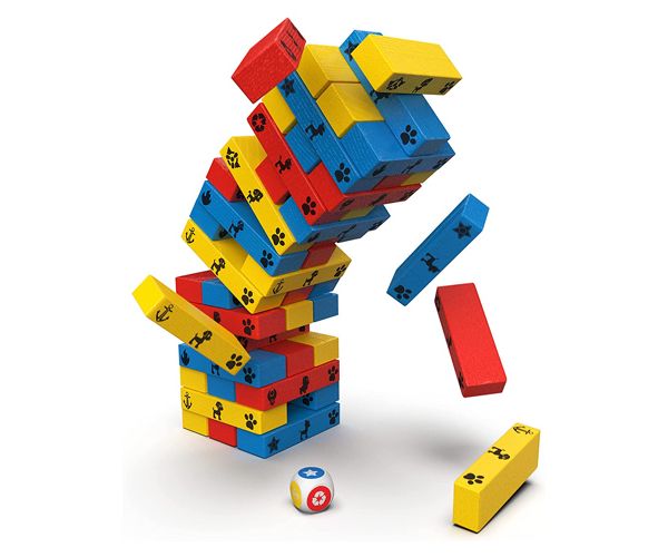 Mancs őrjárat: Színes toronyépítő jenga játék - Spin Master