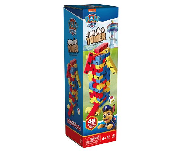 Mancs őrjárat: Színes toronyépítő jenga játék - Spin Master
