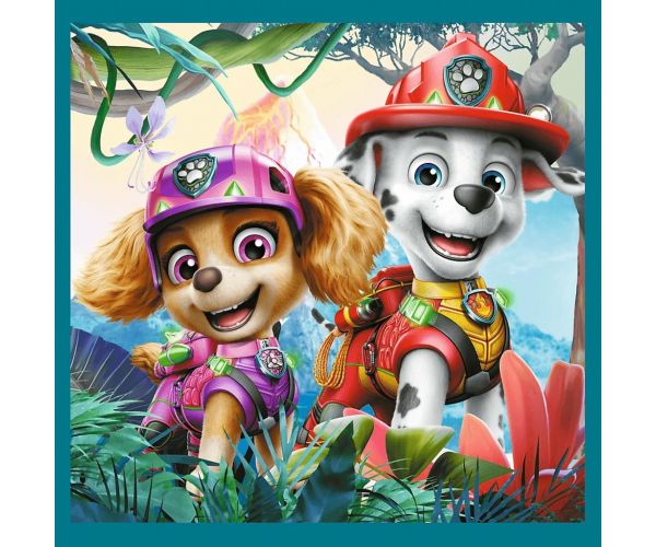 Mancs Őrjárat Dinoszauruszok szigete - 3 az 1-ben 20, 36, 50 db-os puzzle - Trefl