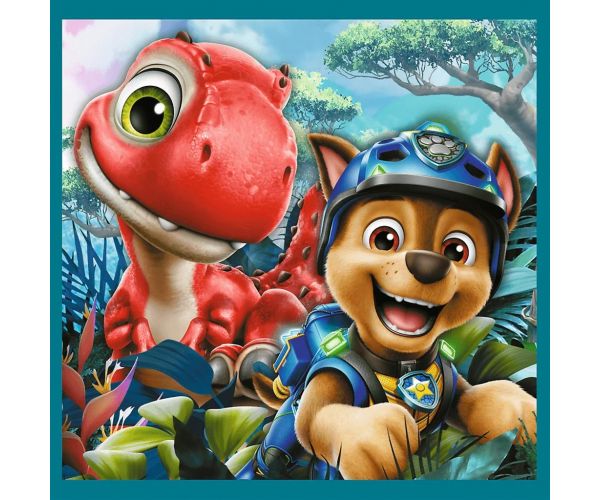 Mancs Őrjárat Dinoszauruszok szigete - 3 az 1-ben 20, 36, 50 db-os puzzle - Trefl