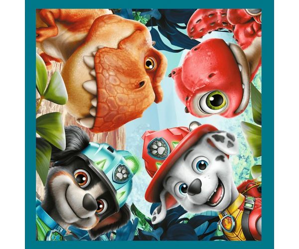 Mancs Őrjárat Dinoszauruszok szigete - 3 az 1-ben 20, 36, 50 db-os puzzle - Trefl