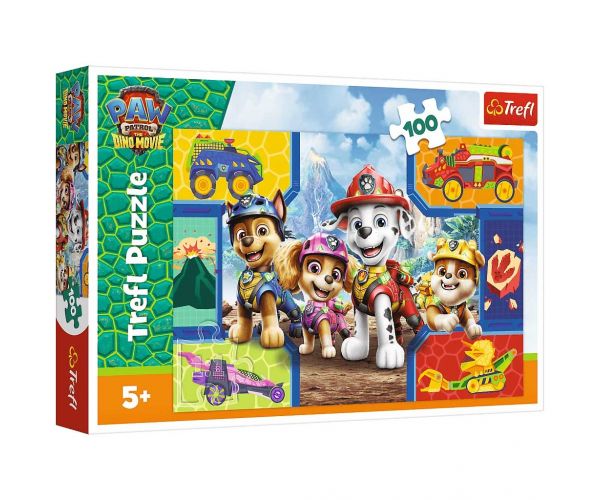 Mancs Őrjárat Kutyák és dinók 100db-os puzzle - Trefl