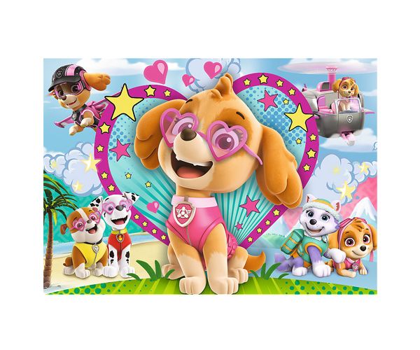 Mancs Őrjárat: Tündöklő Skye 100db-os csillámló puzzle - Trefl
