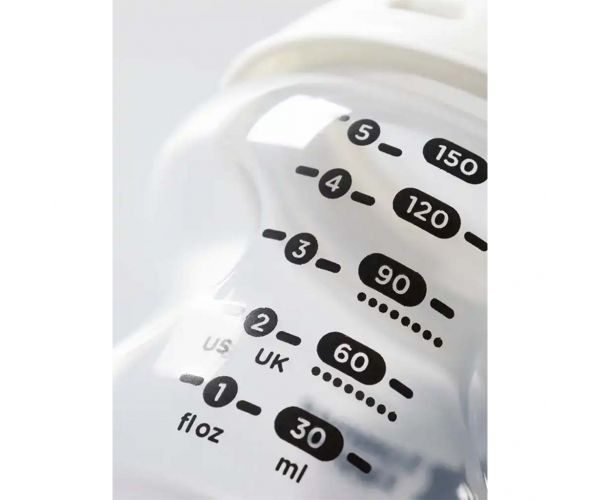Tommee Tippee: Closer To Nature átlátszó cumisüveg 150ml (0 hó+)