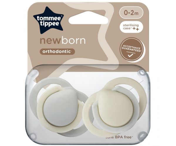 Tommee Tippee: Newborn újszülött cumi 2db-os szett többféle változatban (0-2 hó)