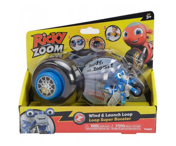 Tomy: Ricky Zoom - Tekerős kilövő Loop figurával