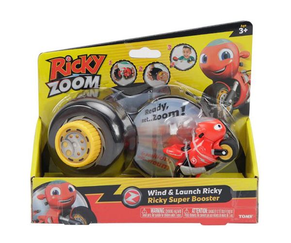 Tomy: Ricky Zoom - Tekerős kilövő Ricky figurával