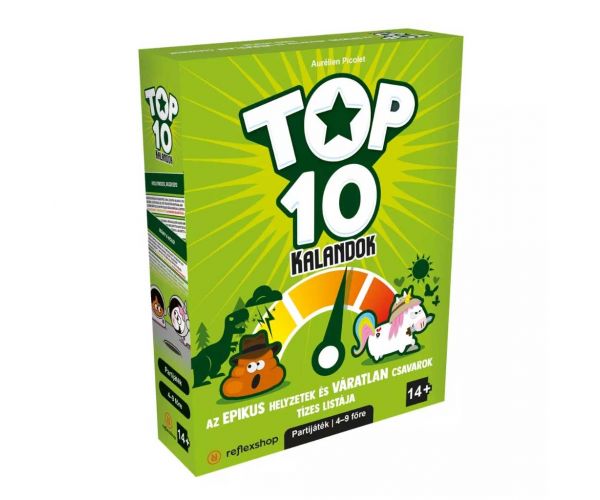 Top10 Kalandok - Tematikus kooperatív társasjáték