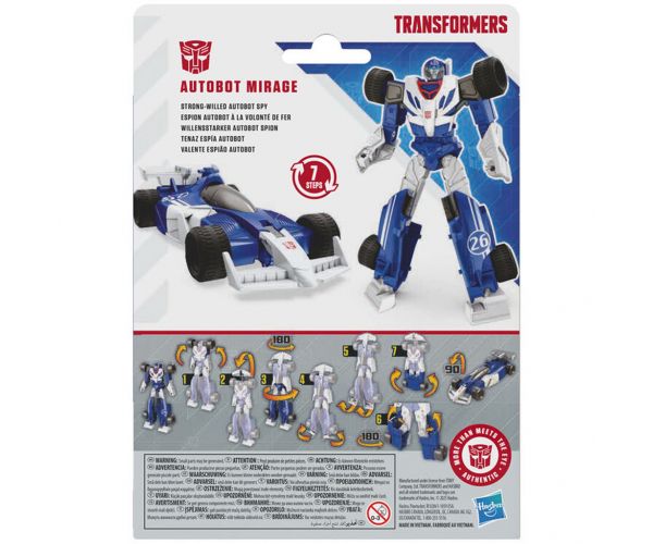 Transformers: Authentics Alpha – Autobot Mirage átalakítható robotfigura - Hasbro