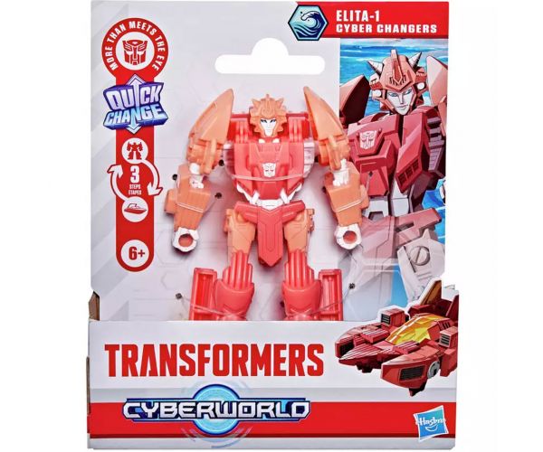 Transformers Cyberworld: Elita-1 – Cyber Changers figura - Hasbro