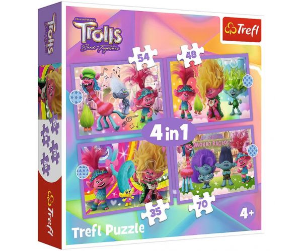 Trollok 3.: 4 az 1-ben puzzle szett - Trefl