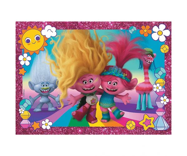 Trollok 100db-os glitter puzzle -Trefl