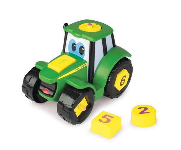 Johnny Traktor formaillesztő elemekkel - Tomy