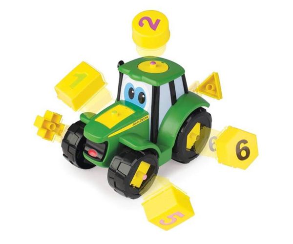 Johnny Traktor formaillesztő elemekkel - Tomy