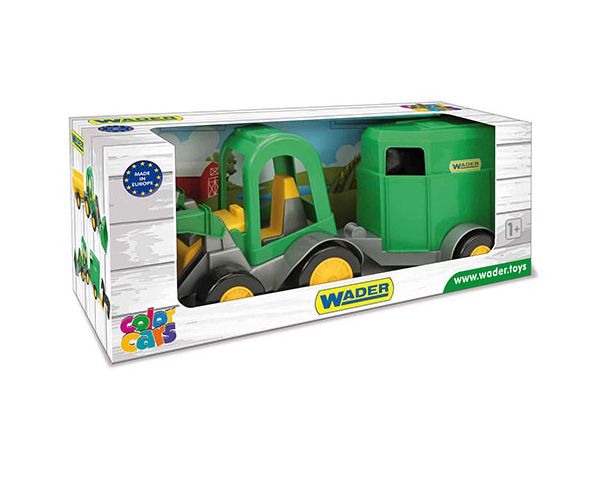 Homlokrakodós traktor lovas utánfutóval 41cm - Wader