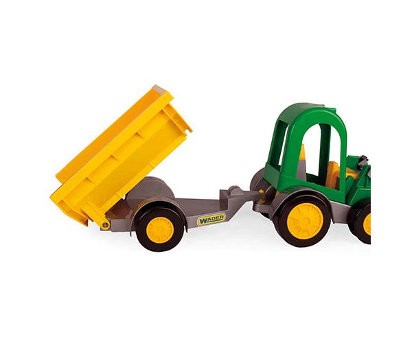 Homlokrakodós traktor utánfutóval 38cm - Wader