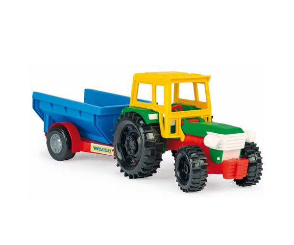Traktor billenős pótkocsival 38,5cm - Wader