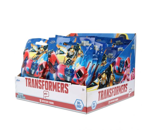 Transformers: Nano Metalfigs fém meglepetés figura, többféle, 1 db – Jada Toys
