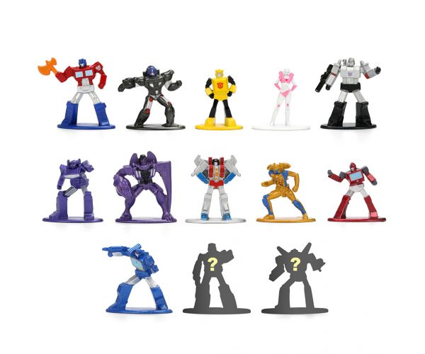 Transformers: Nano Metalfigs fém meglepetés figura, többféle, 1 db – Jada Toys