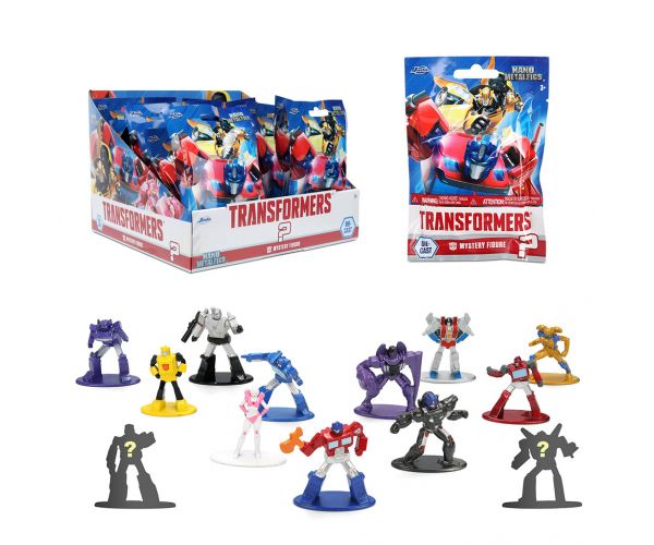 Transformers: Nano Metalfigs fém meglepetés figura, többféle, 1 db – Jada Toys