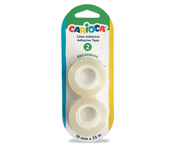 Átlátszó cellux ragasztó 1,9cmx33m 2db-os szett - Carioca