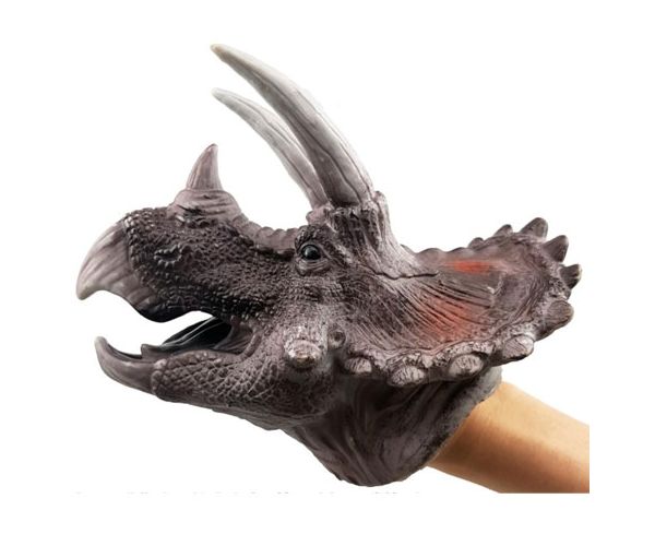 Triceratops dinoszaurusz kézbáb