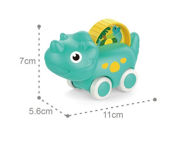 Triceratops dinoszauruszos bébijárgány 11cm