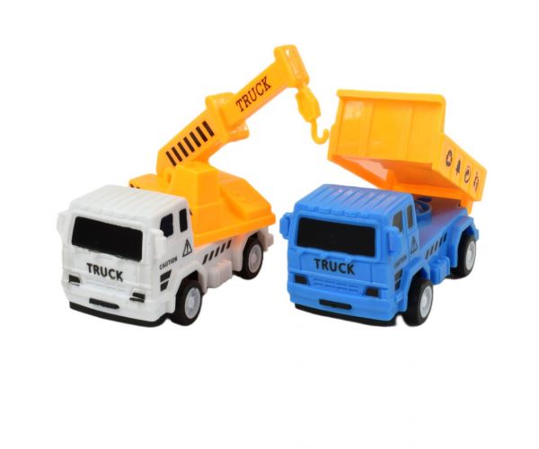 Truck Working: 7 db-os lendkerekes építőipari játékszett autókkal, járművekkel és kiegészítővel