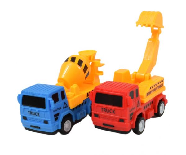 Truck Working: 7 db-os lendkerekes építőipari játékszett autókkal, járművekkel és kiegészítővel