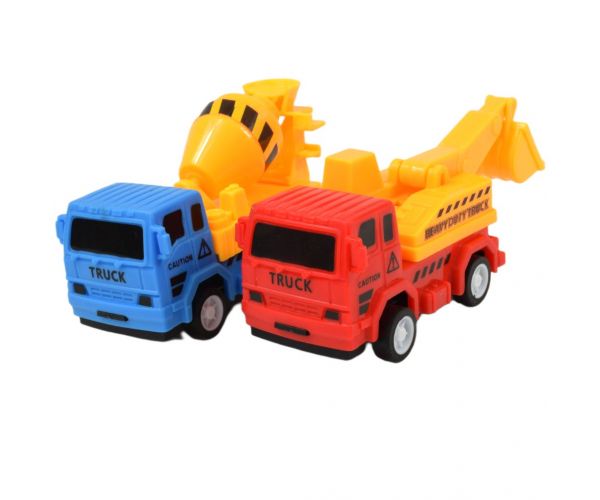 Truck Working: 7 db-os lendkerekes építőipari játékszett autókkal, járművekkel és kiegészítővel