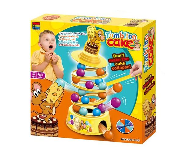 Bukdácsoló torta társasjáték