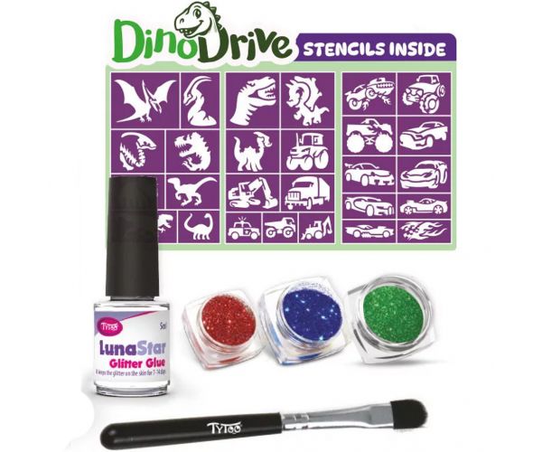 TyToo: DinoDrive csillámtetoválás szett