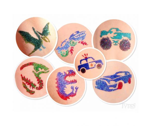 TyToo: DinoDrive csillámtetoválás szett