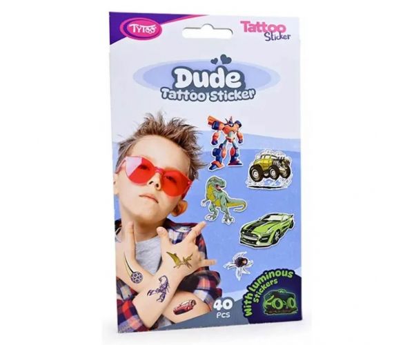 TyToo: Dude tetoválás matrica szett