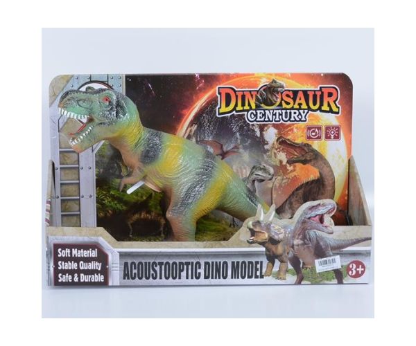 Tyrannosaurus Rex játékfigura fénnyel és hanggal