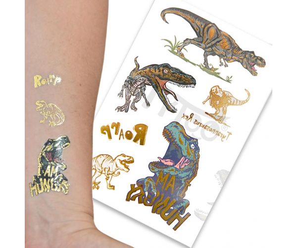 TyToo: Dinoszauruszos T-rex matrica tetoválás