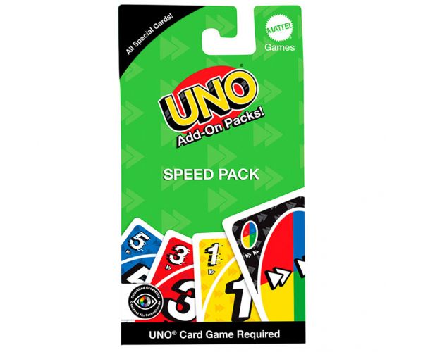UNO: Gyorsító pakk kiegészítő kártyacsomag - Mattel