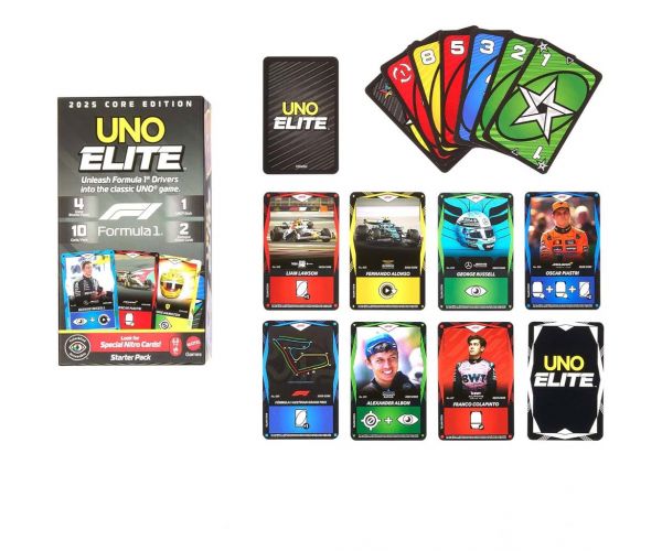 UNO Elite F1 kártyajáték - Mattel