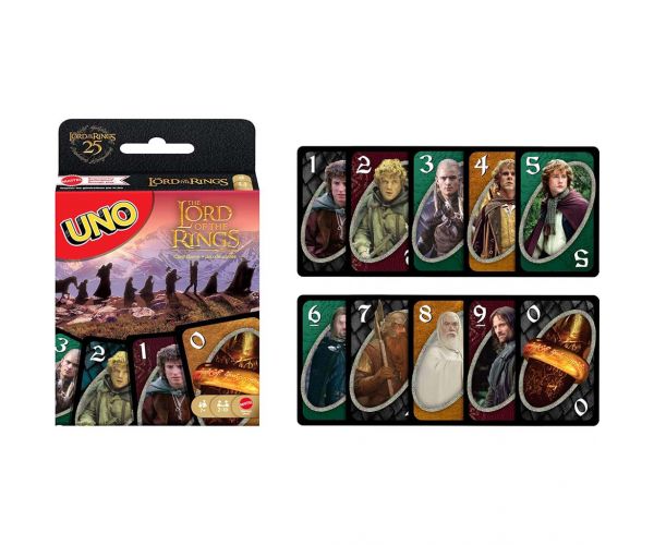 UNO Gyűrűk Ura kártyajáték - Mattel