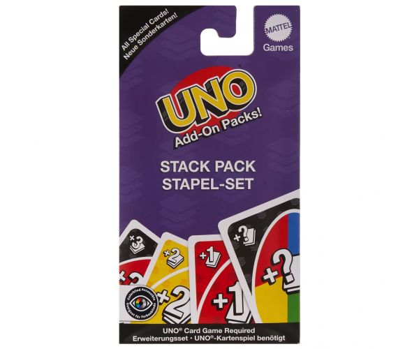 UNO: Büntető pakk kiegészítő kártyacsomag - Mattel