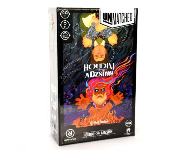 Unmatched: Houdini vs A Dzsinn társasjáték