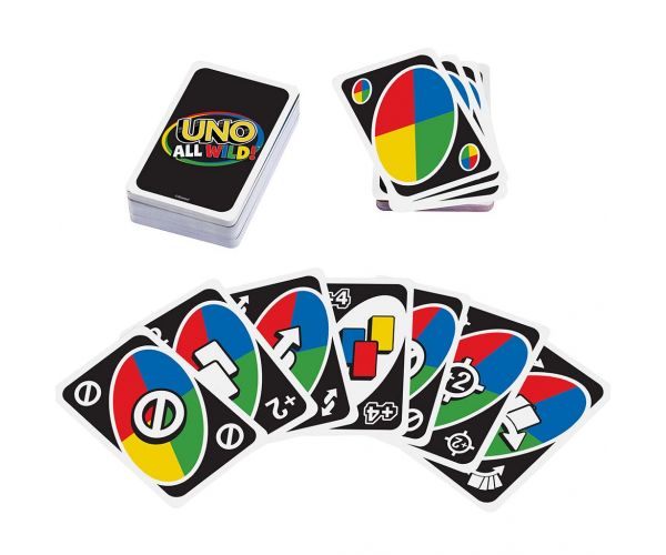 UNO: All Wild! - Őrület kártyajáték - Mattel
