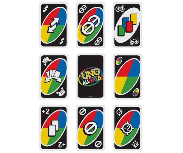 UNO: All Wild! - Őrület kártyajáték - Mattel