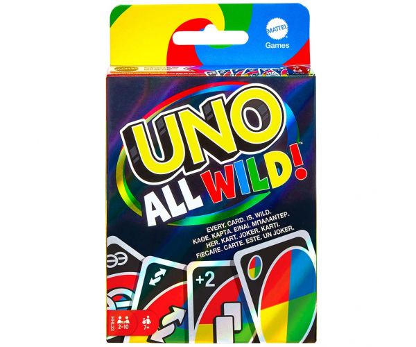UNO: All Wild! - Őrület kártyajáték - Mattel